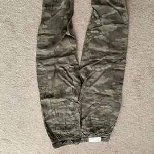 Camo print joggers